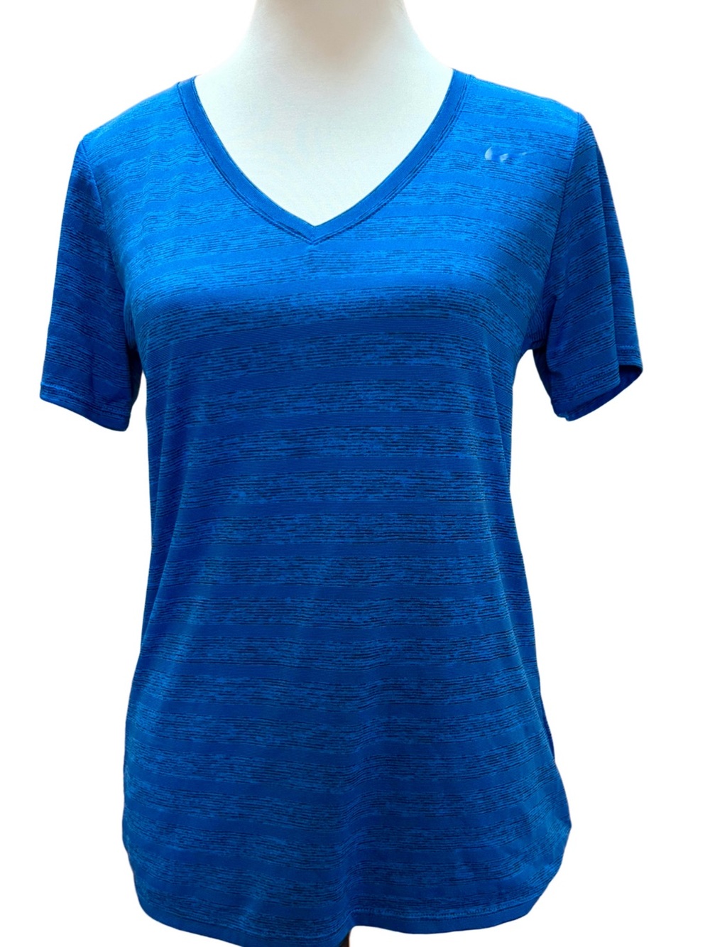 Nike Dri-FIT Royal Blue V-Neck Athletic Tee Size M Athletic Cut